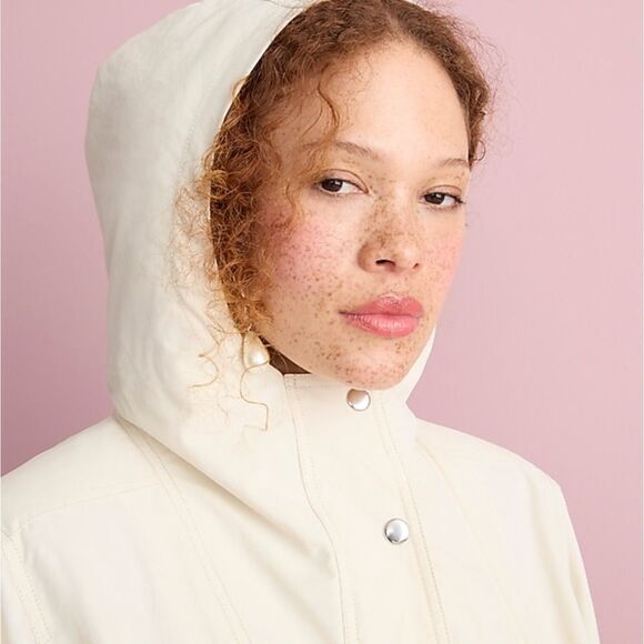 J.Crew Perfect Lightweight Jacket Soft Champagne Light Blush Pink Size S - Picture 3 of 15